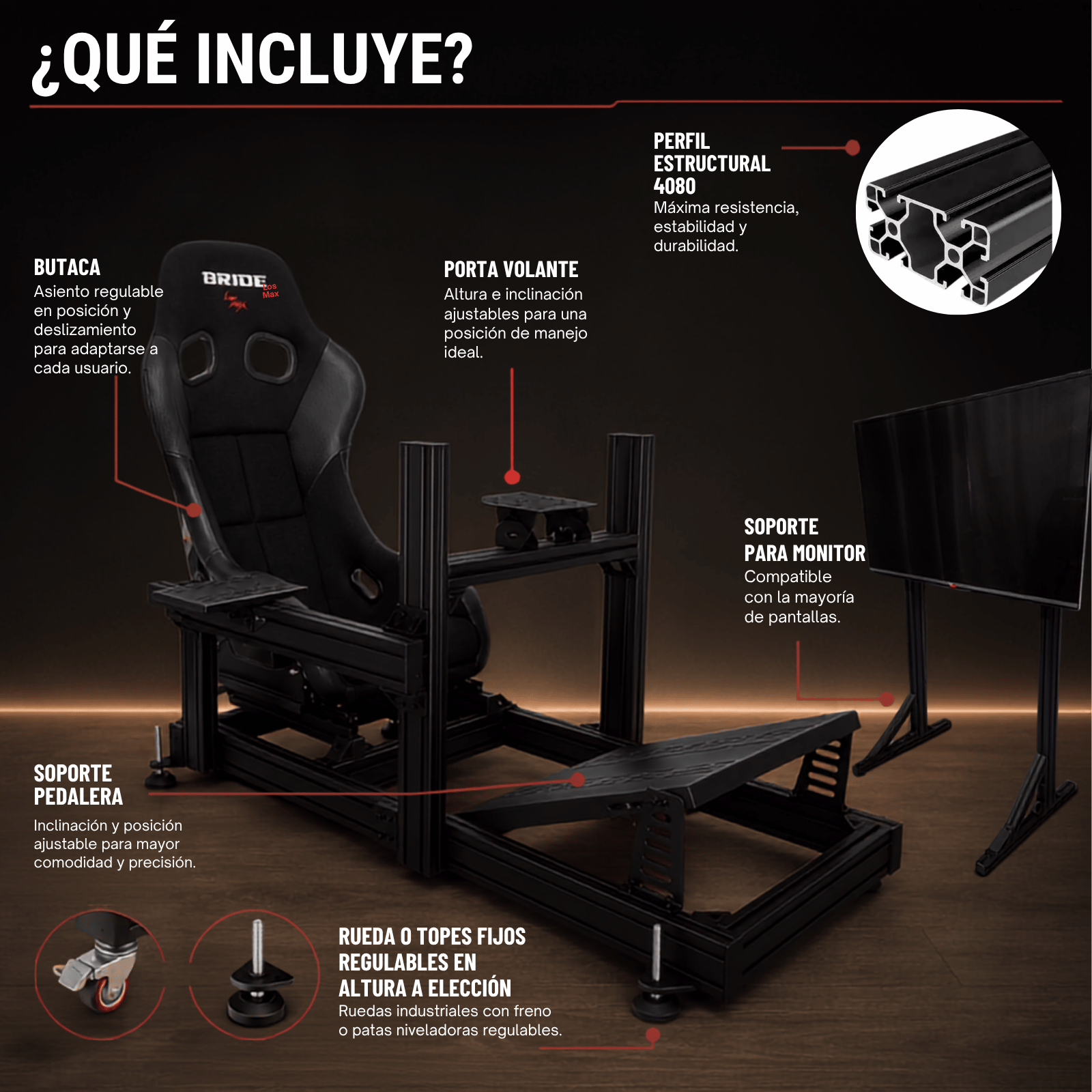 Cockpit de Simulación Profesional – South American Simulators - Image 3